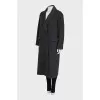 Cashmere coat with pockets