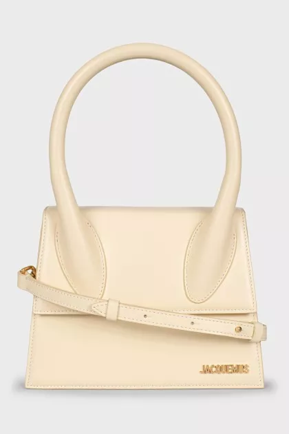 Beige Le Chiquito bag with logo