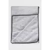 Gray cashmere and silk scarf