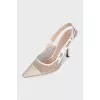 J'Adior mesh slingbacks