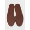 Brown lace-up sneakers