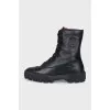 Fresh leather boots
