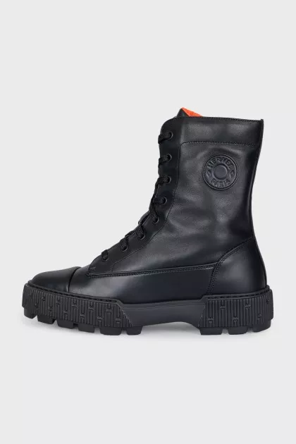 Fresh leather boots