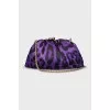 Animal print chain bag