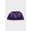 Animal print chain bag