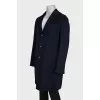 Men's camel wool coat with tag