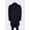 Men's camel wool coat with tag