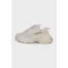 Beige Triple S sneakers