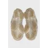Beige Triple S sneakers