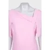 Pink midi dress