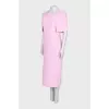 Pink midi dress