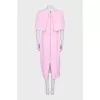 Pink midi dress