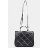 Bag on a tissue shoulder belt
