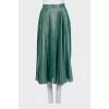 Pleated skirt with tag