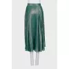 Pleated skirt with tag