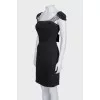 Black dress with accent shoulders