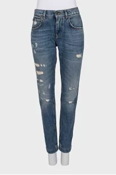 Рвані джинси boyfriend fit