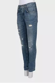 Рвані джинси boyfriend fit