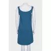 Blue dress with fringe