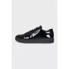 Patent leather sneakers