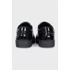 Patent leather sneakers