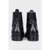 Men's insulated leather lace-up boots