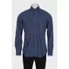 Men's button-down shirt with a small print