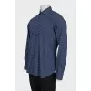 Men's button-down shirt with a small print