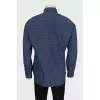 Men's button-down shirt with a small print