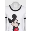 White T-shirt with sequins