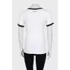 White T-shirt with sequins
