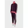 Men's tracksuit with a signature print