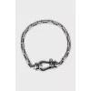 White gold bracelet with interchangeable strap