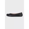 Tabi leather ballet flats