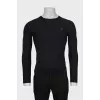 Men's grey wool jumper