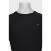 Men's grey wool jumper