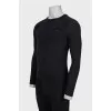 Men's grey wool jumper