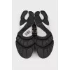 Slip-on sneakers with rhinestones