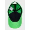 Light green cap with logo