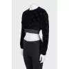Velvet top with tag