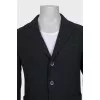 Men's gray wool jacket