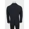 Men's gray wool jacket