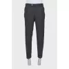 Men's suit in a large check