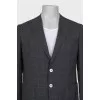 Men's suit in a large check