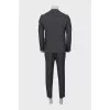 Men's suit in a large check