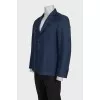 Men's straight-cut jacket with buttons