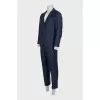 Men's suit in a large check pattern
