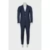 Men's suit in a large check pattern