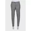 Men's gray wool and cashmere suit