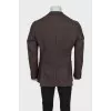 Men's wool and cashmere jacket with pockets